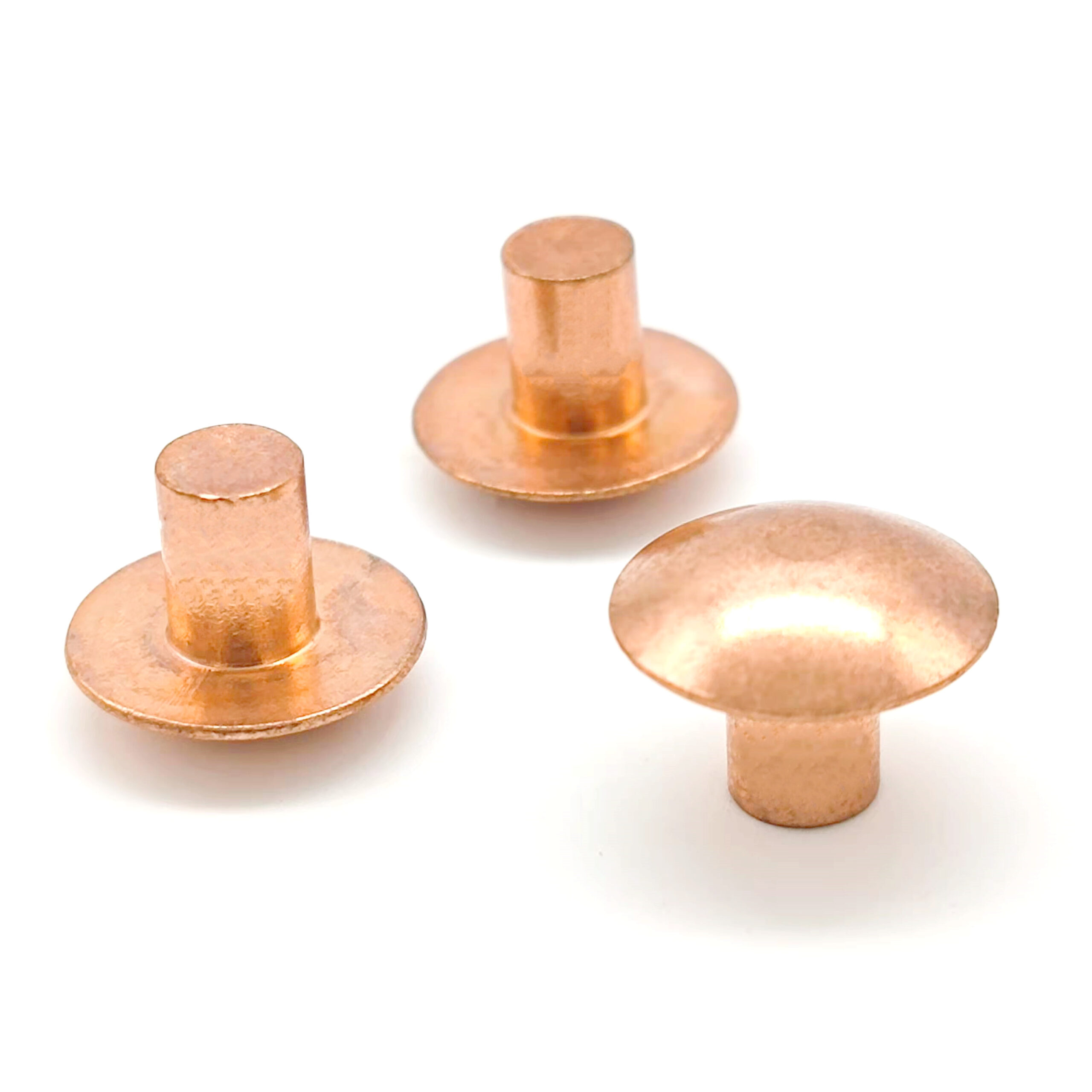1 round head copper rivet