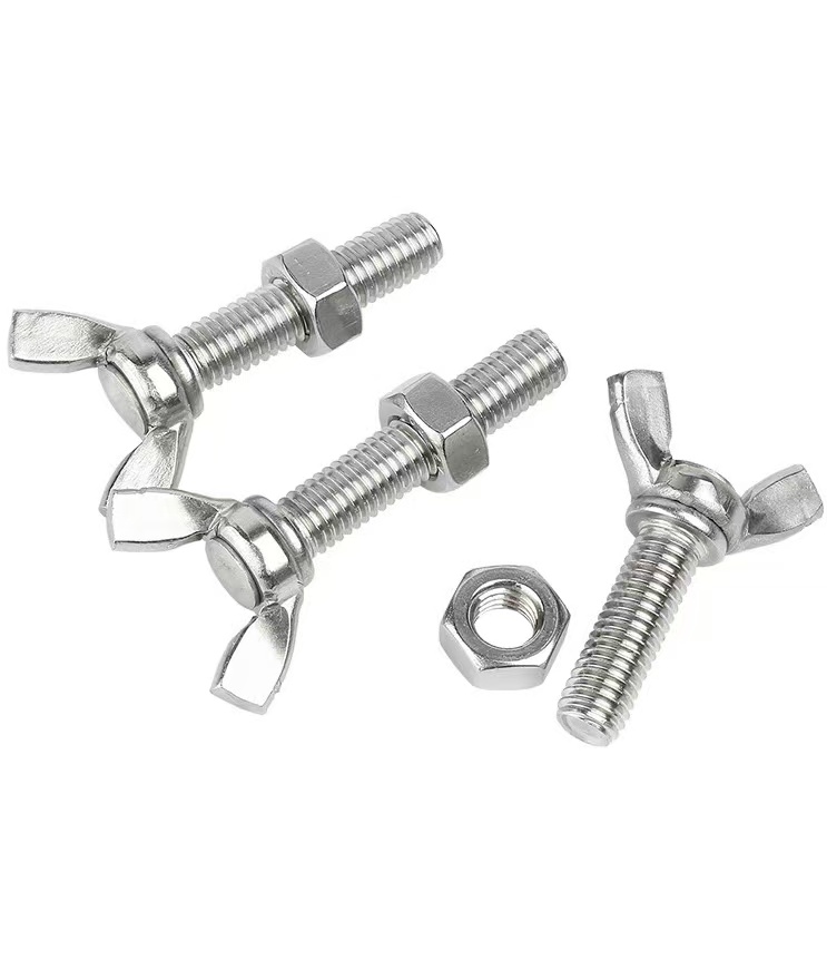 3 butterfly wing head thumb screw