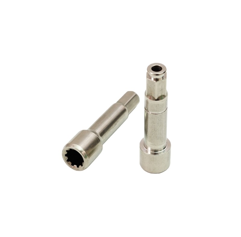 5 multi tooth splined socket adapter custom cnc turning transmission spindle