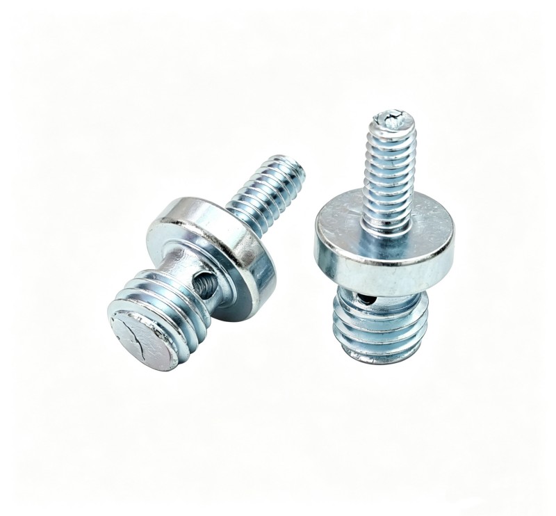 5.6 studs bolts double end threaded adjustment screw with washer