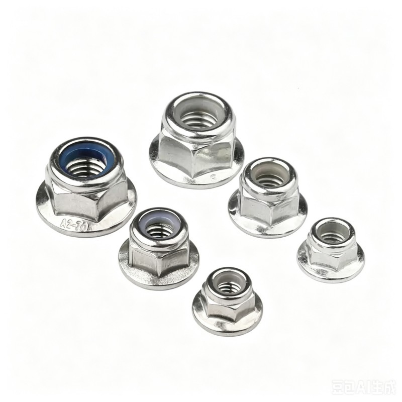 6 anti slip self locking hexagonal flange nut