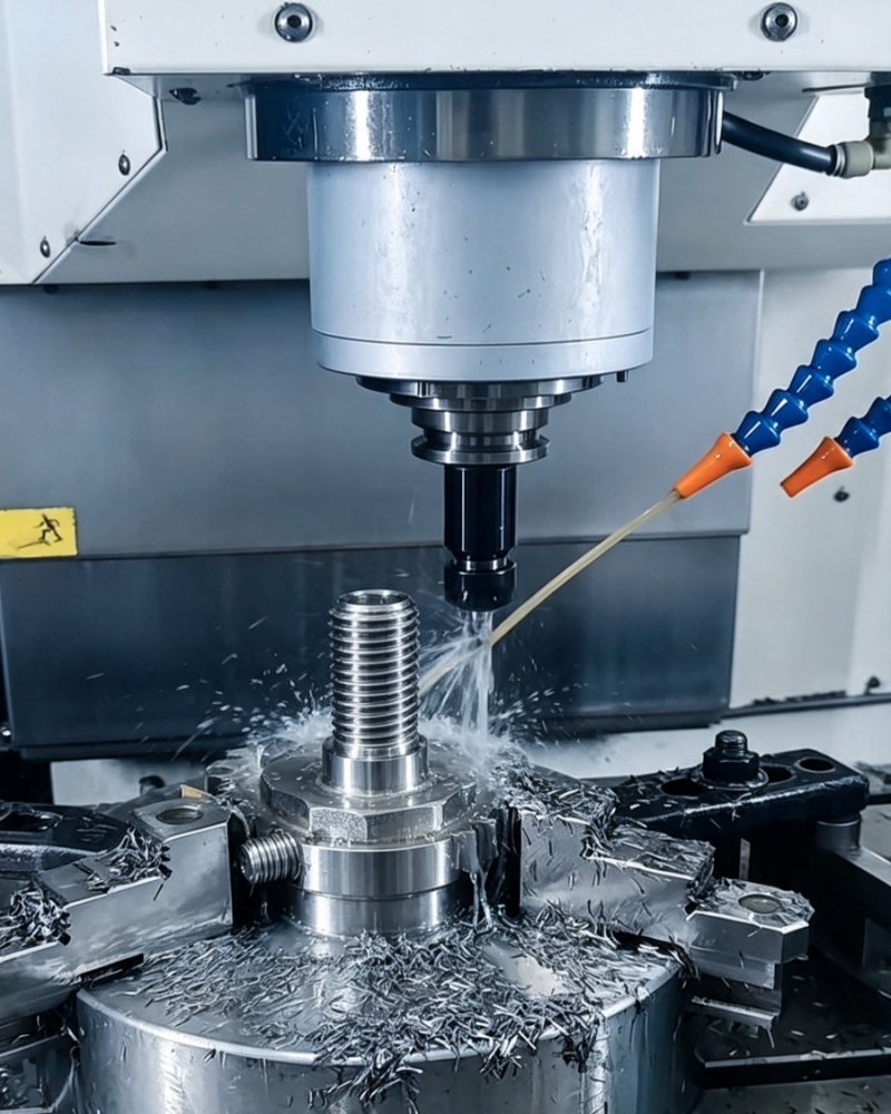 cnc machining threaded fastener part