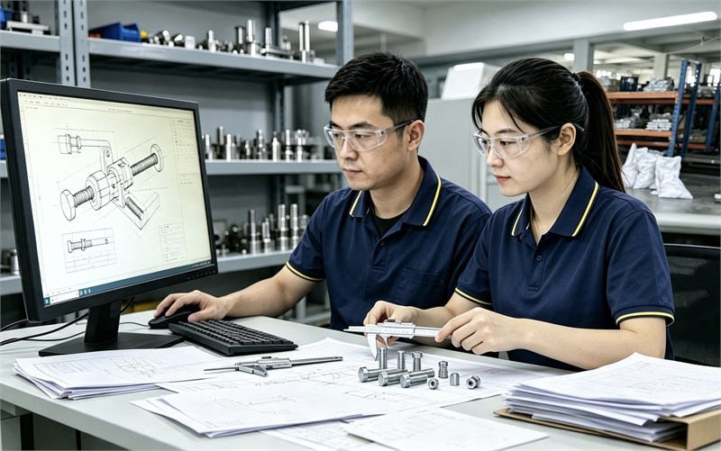 fastener design engineering drawing review