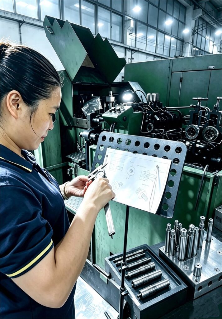 fastener machine operator production checklist