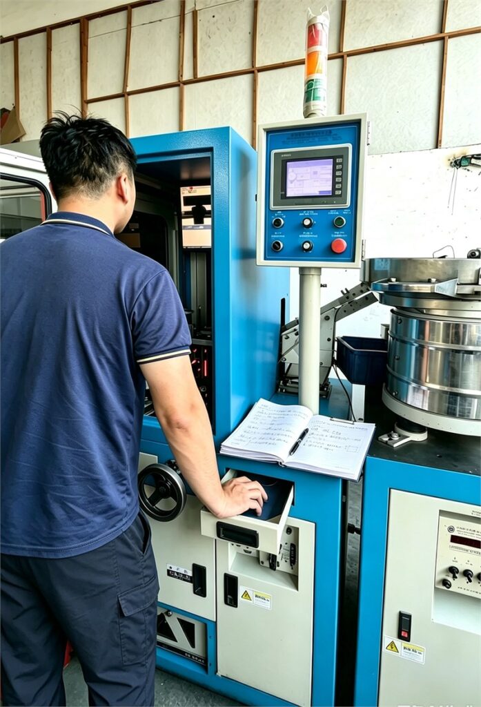 fastener production machine operator panel