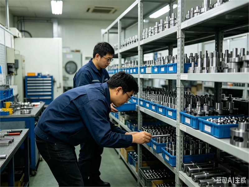 fastener sample storage and inspection room