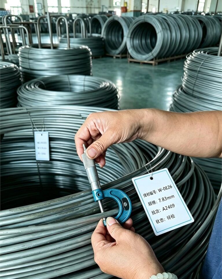 fastener wire material diameter check